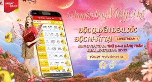 Trọn gói Business và SkyBoss chỉ từ 1,8 triệu đồng trong Mega Livestream 
“Chuyện bay Vietjet kể” 27/11