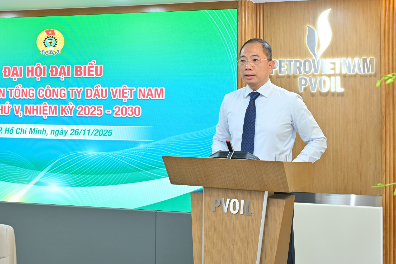 Đ/c Cao Hoài Dương – Bí thư Đảng ủy, Chủ tịch HĐQT Tổng công ty chỉ đạo tại Đại hội Đ/c Cao Hoài Dương – Bí thư Đảng ủy, Chủ tịch HĐQT Tổng công ty chỉ đạo tại Đại hội