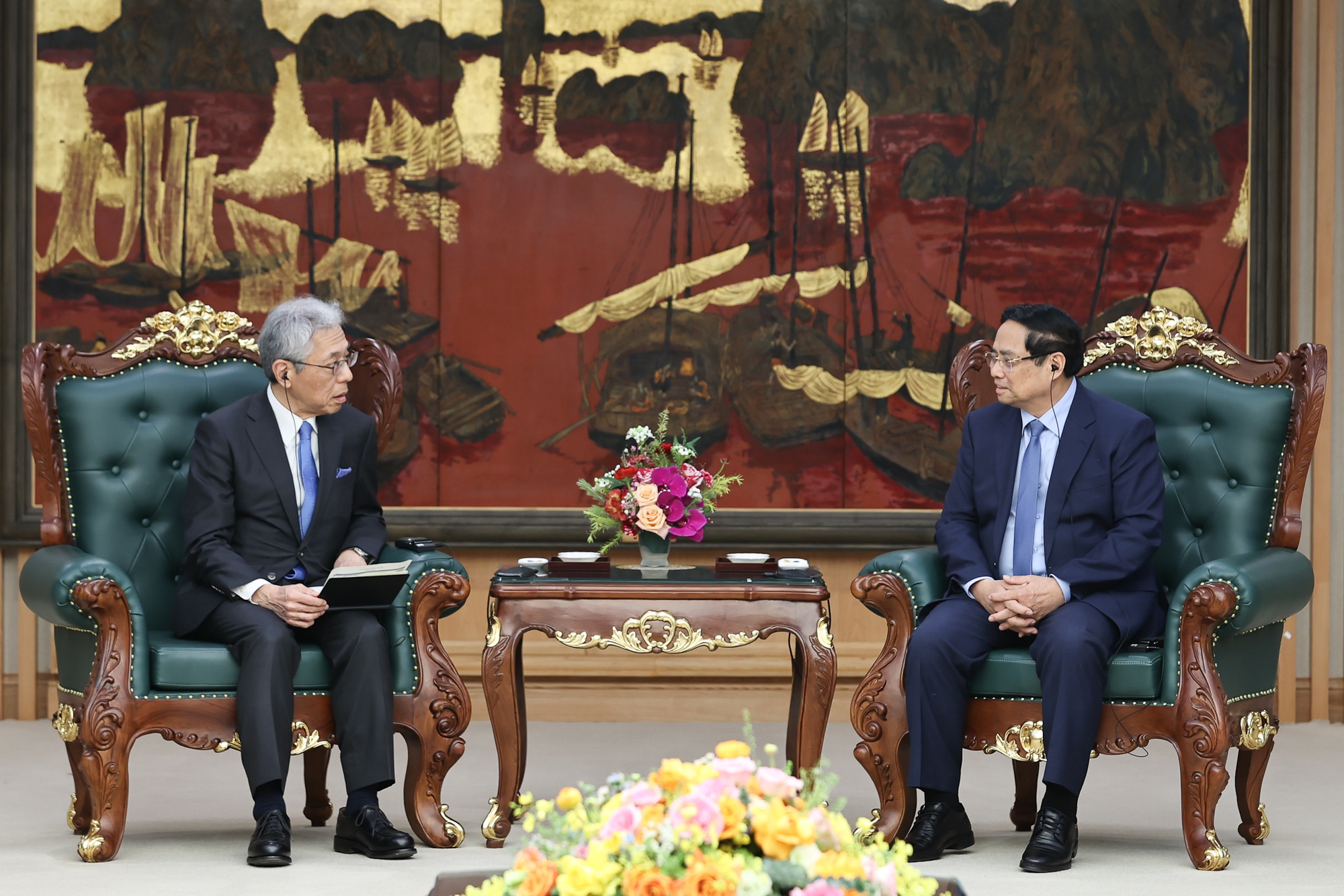 Thủ tướng tiếp lãnh đạo tập đoàn Nhật tham gia dự án điện khí 12 tỷ USD