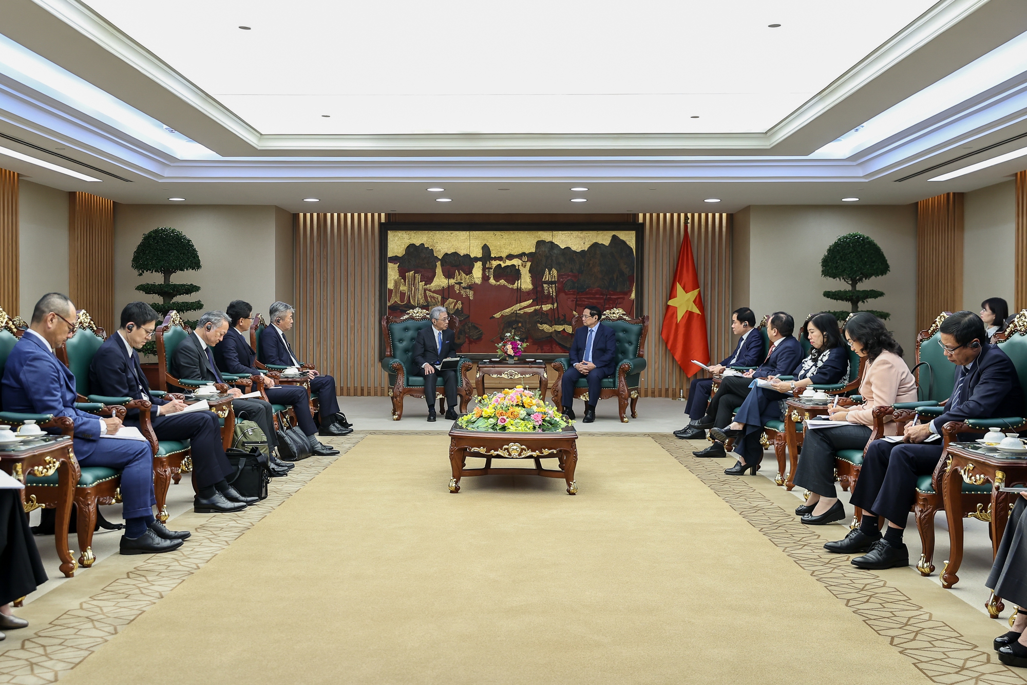 Thủ tướng tiếp lãnh đạo tập đoàn Nhật tham gia dự án điện khí 12 tỷ USD