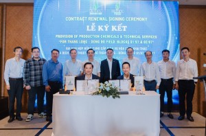 PVChem gia hạn hợp đồng cung cấp dịch vụ hóa chất khai thác và hỗ trợ kỹ thuật mỏ Thăng Long - Đông Đô