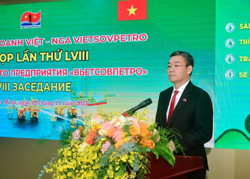 Kỳ họp 58 Hội đồng Liên doanh Việt - Nga Vietsovpetro: Ghi dấu bước tiến 2025, mở rộng tầm nhìn đến 2050