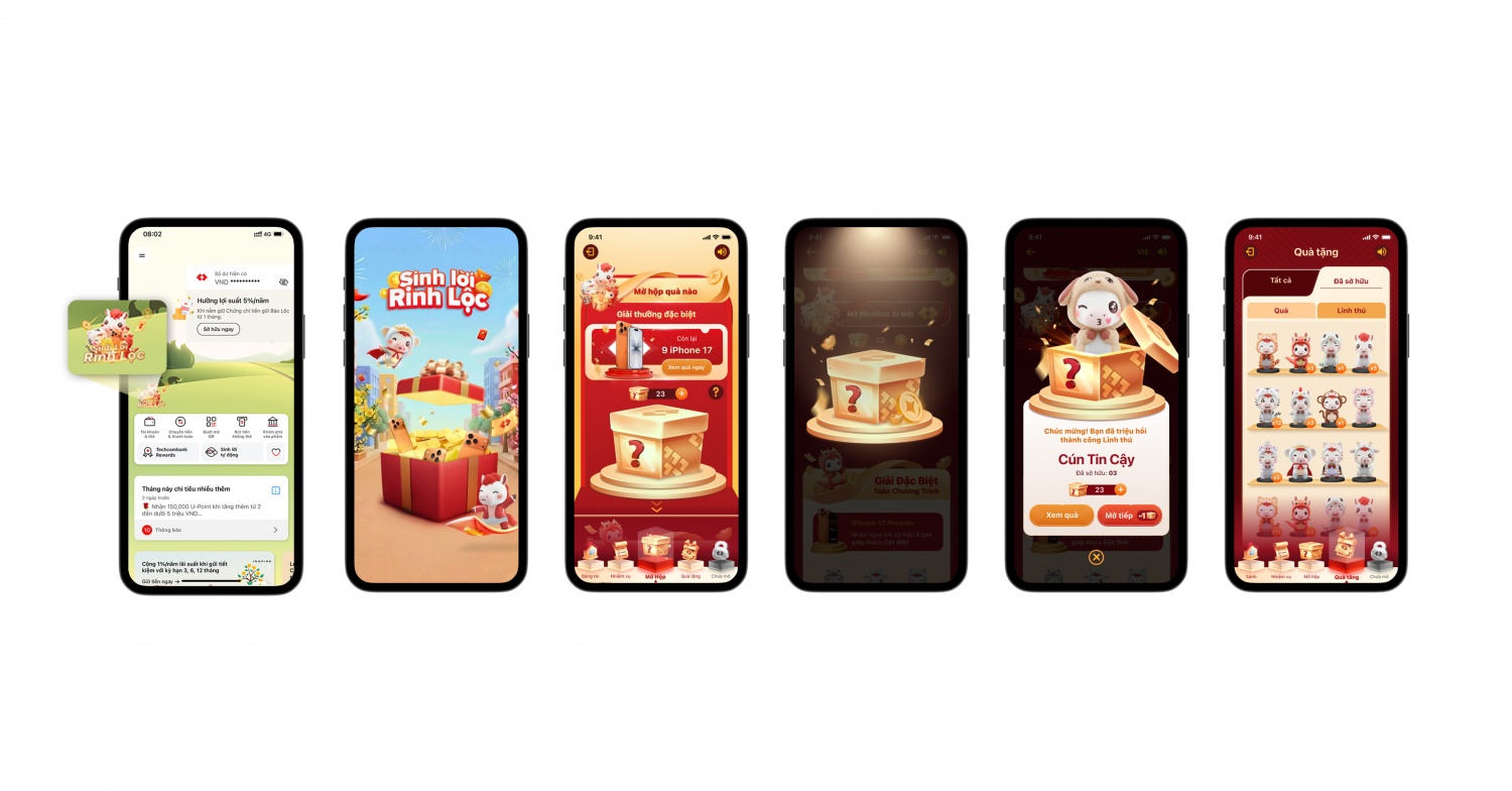 Mở túi mù, săn quà “khủng” cùng Techcombank “Sinh Lời Rinh Lộc” Mở túi mù, săn quà “khủng” cùng Techcombank “Sinh Lời Rinh Lộc”