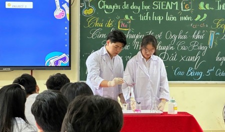 “STEM Innovation Petrovietnam” tiếp sức đam mê nghiên cứu, sáng tạo cho học sinh Cao Bằng
