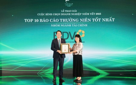 BIDV nhận giải Báo cáo thường niên tốt nhất lần thứ 3 liên tiếp
