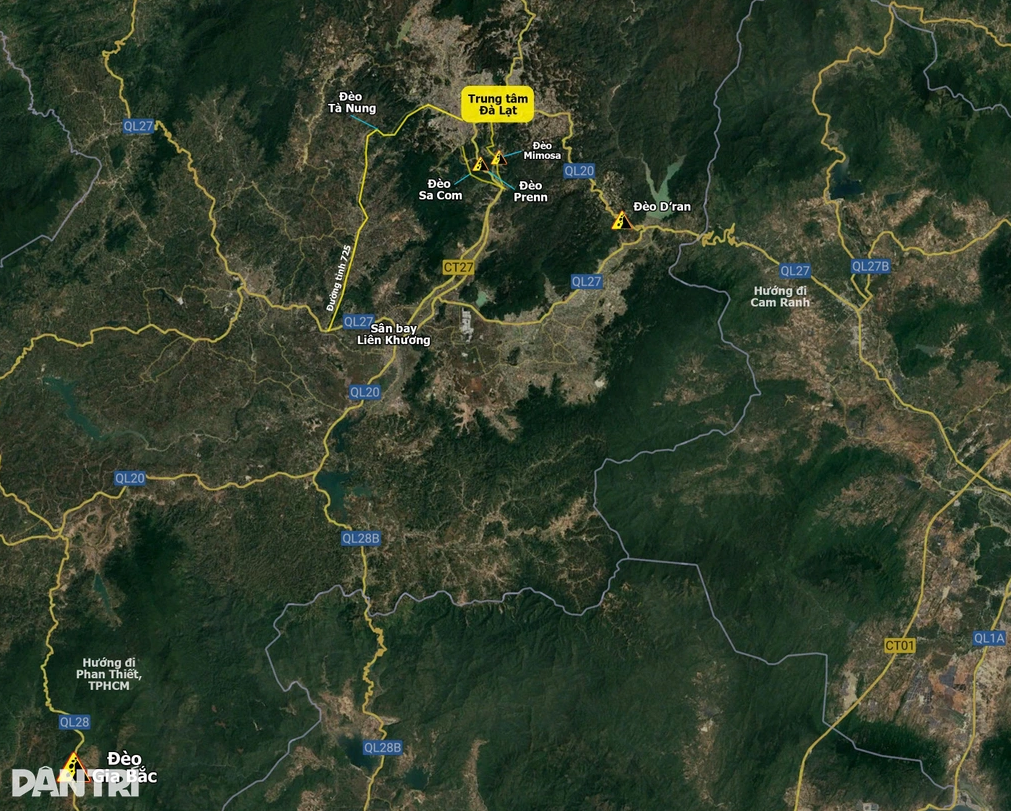 Đèo Mimosa, Prenn, Dran ở Lâm Đồng tiếp tục sạt lở do mưa lớn Đèo Mimosa, Prenn, Dran ở Lâm Đồng tiếp tục sạt lở do mưa lớn