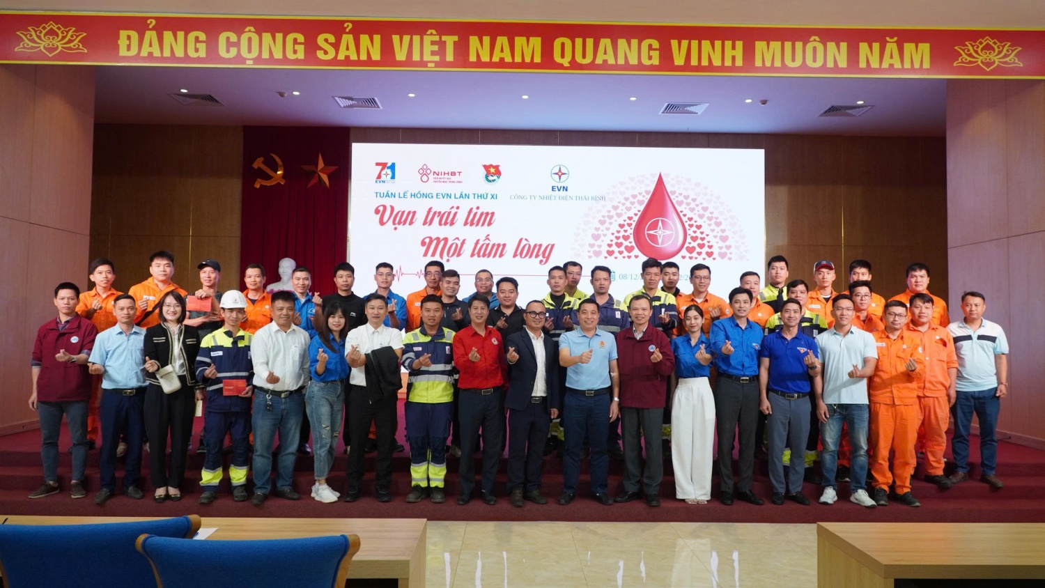 NMNĐ Thái Bình 2 tổ chức Ngày hội hiến máu nhân đạo “Trao giọt hồng - Gửi yêu thương”