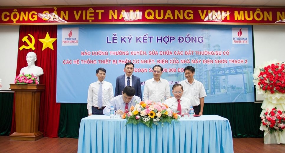PV Power Services và PV Power NT2 ký kết hợp đồng bảo dưỡng, sửa chữa