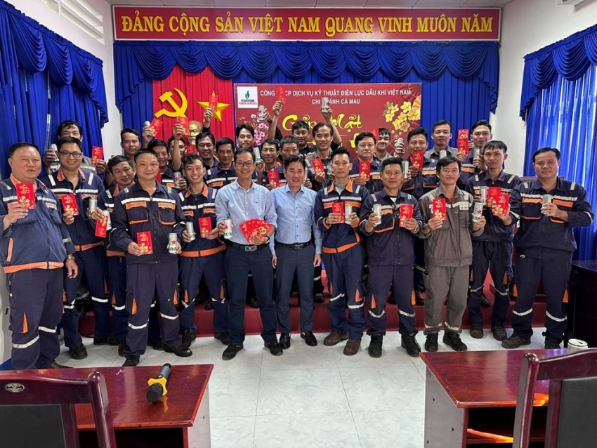 PV Power Services - Chi nhánh Cà Mau gặp mặt đầu Xuân Ất Tỵ năm 2025