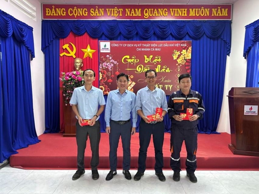 PV Power Services - Chi nhánh Cà Mau gặp mặt đầu Xuân Ất Tỵ năm 2025