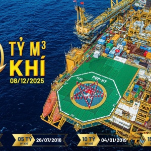 BIENDONG POC cán mốc 20 tỷ m³ khí tại cụm mỏ Hải Thạch – Mộc Tinh