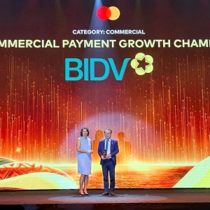 BIDV liên tiếp nhận giải thưởng quốc tế về thẻ doanh nghiệp