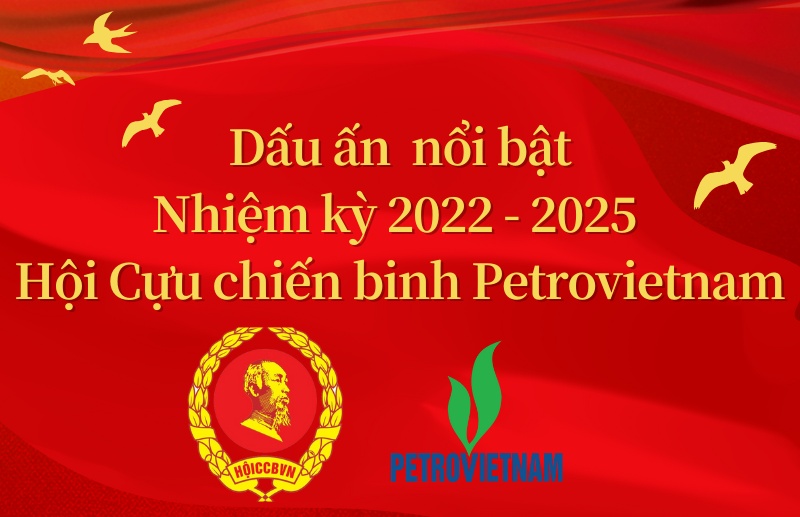 [Infographic] Dấu ấn nổi bật nhiệm kỳ 2022 - 2025 của Hội CCB Petrovietnam