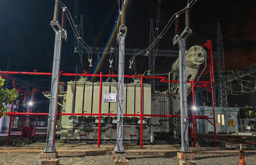 Trạm biến áp 220kV Mỹ Tho được nâng công suất lên 500MVA Đóng điện dự án Nâng công suất Trạm biến áp 220kV Mỹ Tho