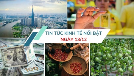 Tin tức kinh tế ngày 13/12: Xuất khẩu cà phê Việt Nam tăng trưởng ấn tượng