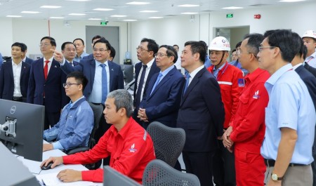 [Chùm ảnh] Thủ tướng Phạm Minh Chính dự lễ khánh thành Nhà máy điện khí LNG Nhơn Trạch 3 và Nhơn Trạch 4