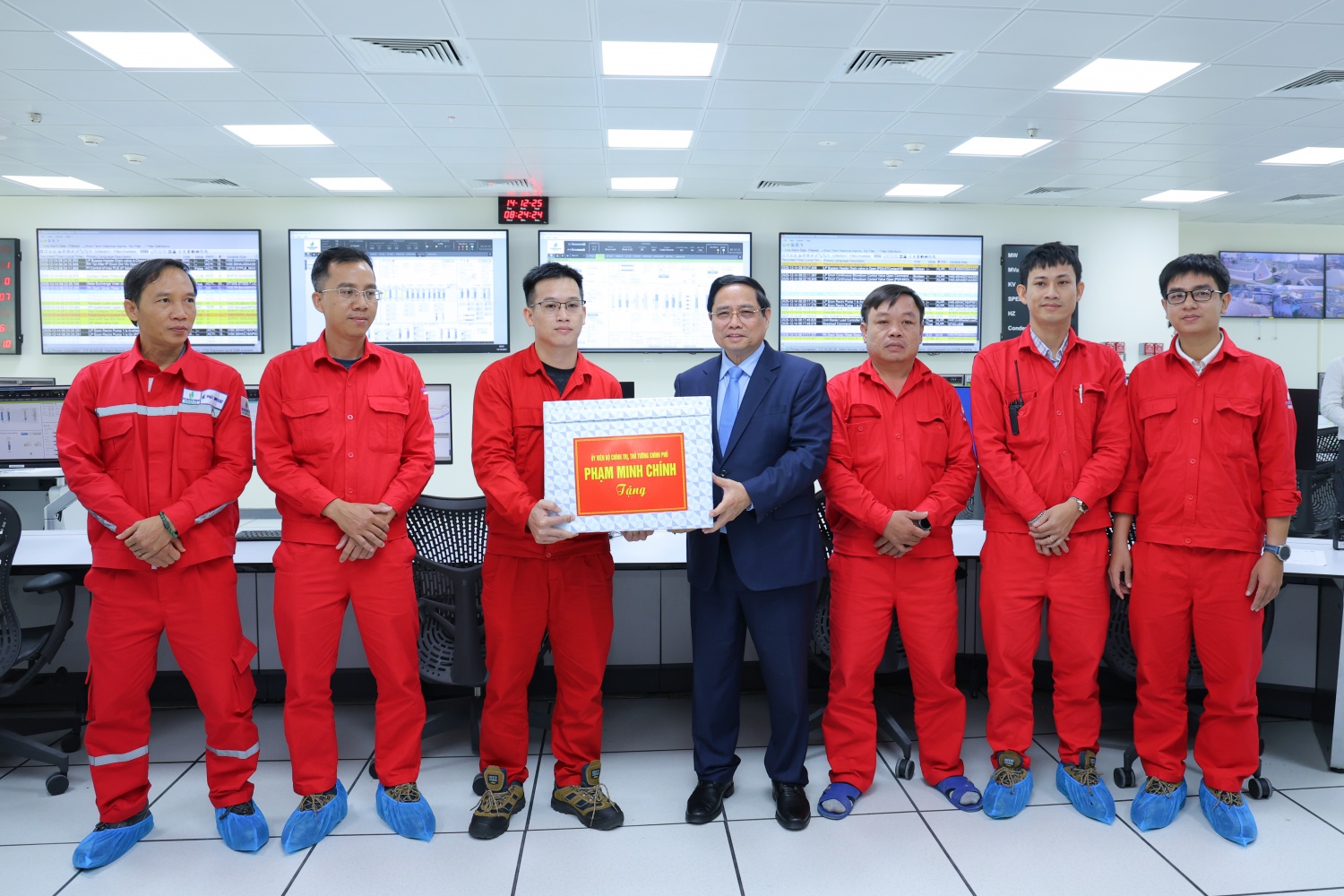 [Chùm ảnh] Thủ tướng Phạm Minh Chính dự lễ khánh thành Nhà máy điện khí LNG Nhơn Trạch 3 và Nhơn Trạch 4