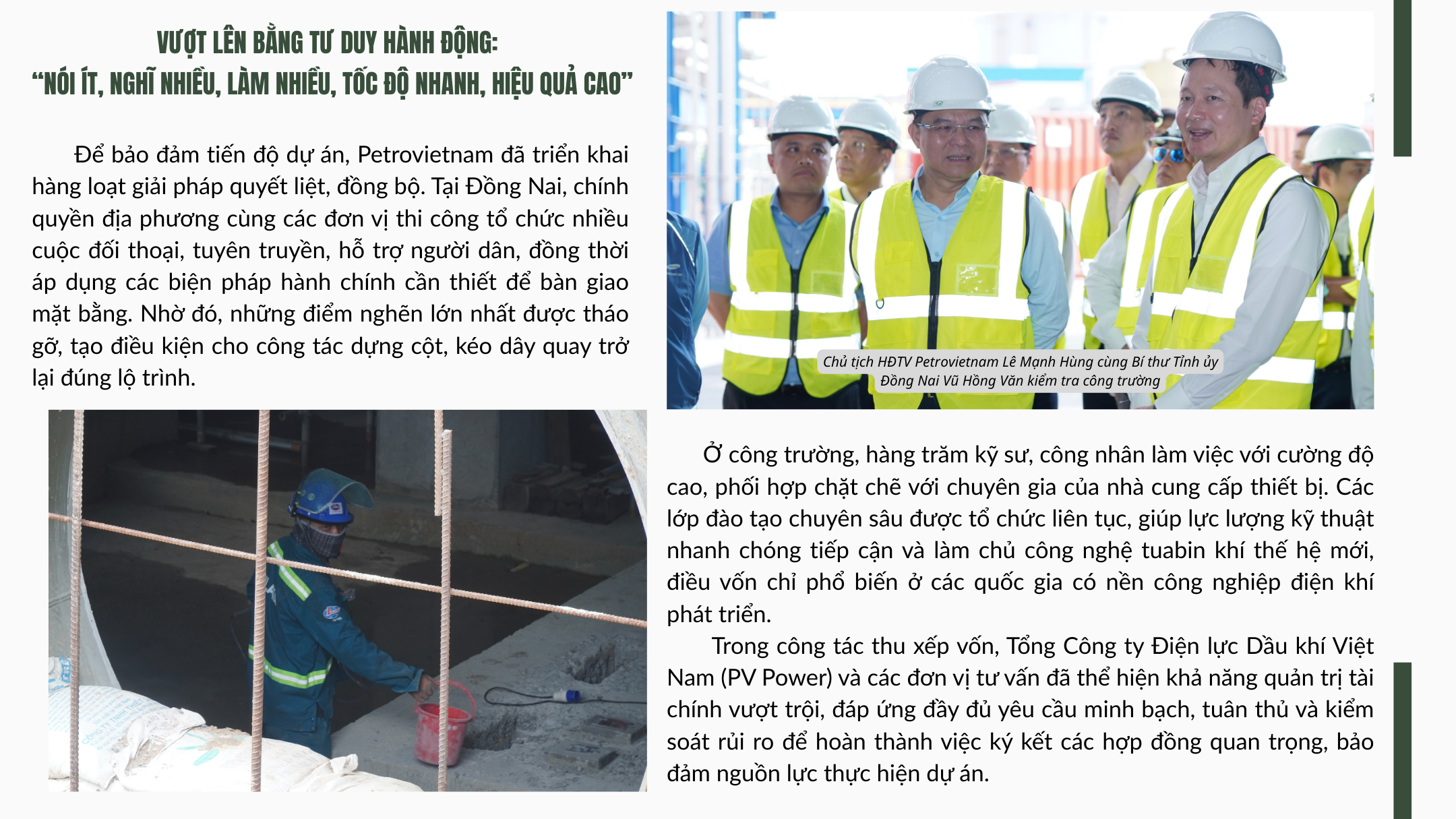 [P Magazine] Hành trình thi công Nhơn Trạch 3 và 4: Vượt thách thức, khẳng định bản lĩnh Petrovietnam