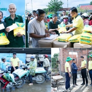 Phân bón Cà Mau hỗ trợ bà con Khánh Hòa khắc phục khó khăn sau mưa lũ