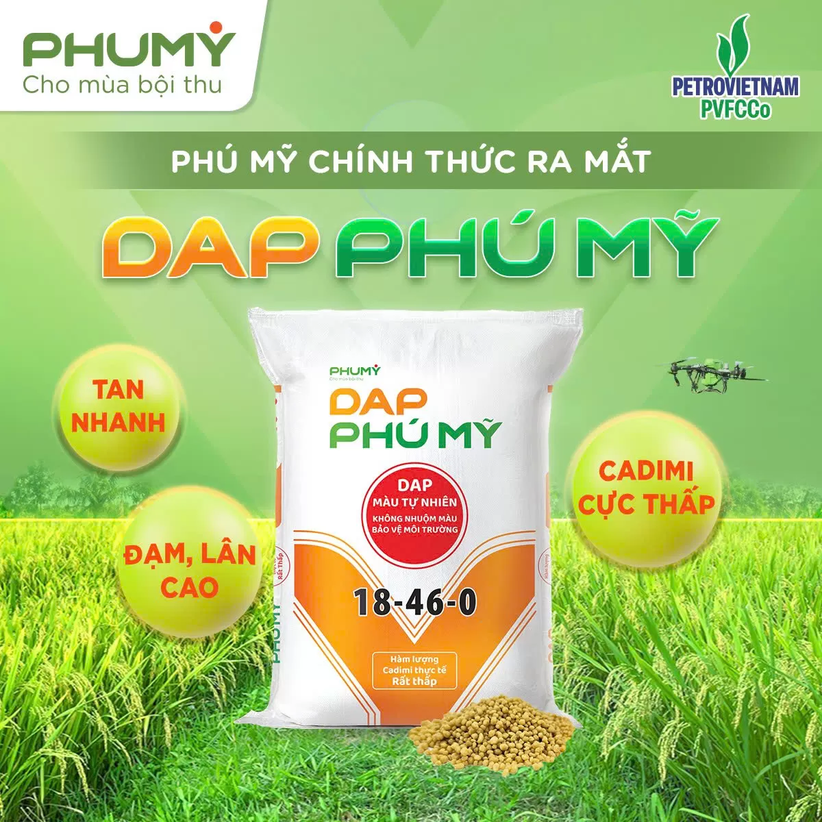PVFCCo officially launches high-quality DAP Phú Mỹ, securing supply for Vietnamese agriculture