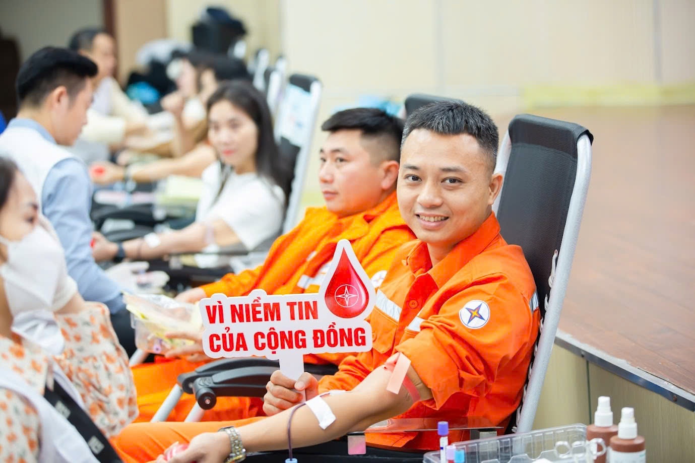 Tuần lễ hồng EVN lần thứ XI ghi nhận hơn 10.800 đơn vị máu