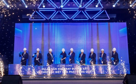 Hòa Phát khởi công Nhà máy sản xuất ray cao tốc và thép đặc biệt