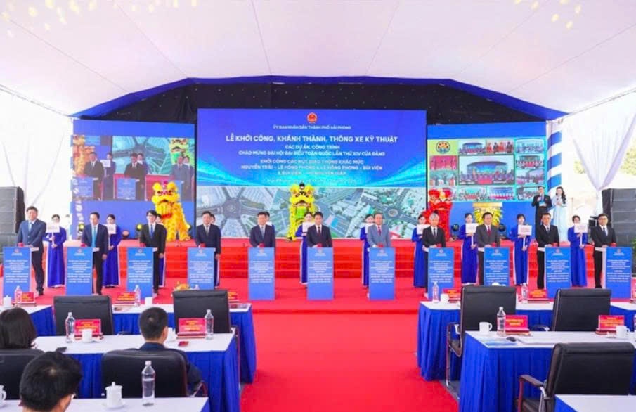 Đồng loạt khởi công, khánh thành 234 dự án, công trình lớn chào mừng Đại hội XIV của Đảng