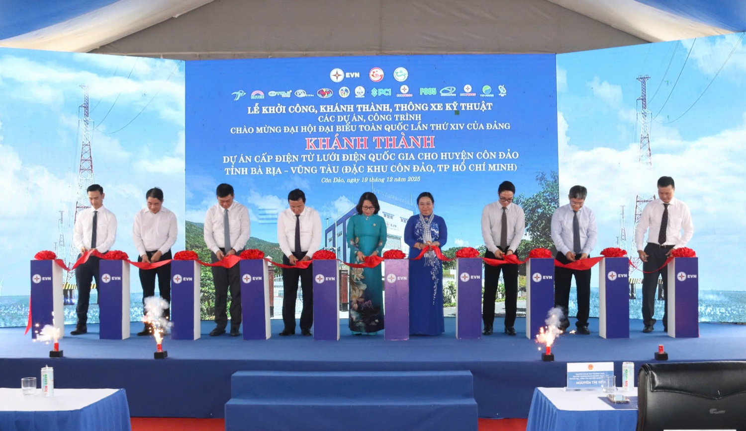 EVN khởi công, khánh thành nhiều dự án, công trình điện chào mừng Đại hội lần thứ XIV của Đảng