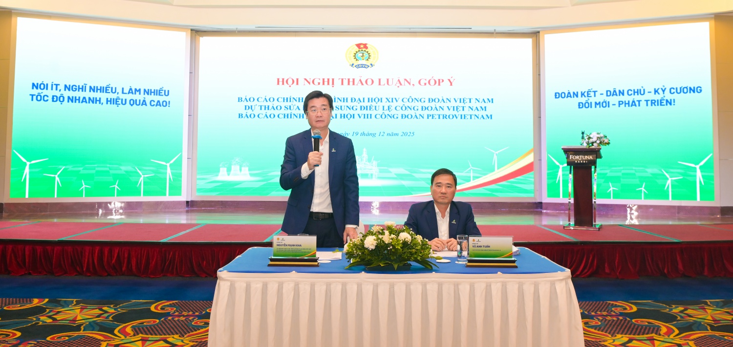 Công đoàn Petrovietnam tổ chức Hội nghị góp ý văn kiện, sẵn sàng cho Đại hội VIII