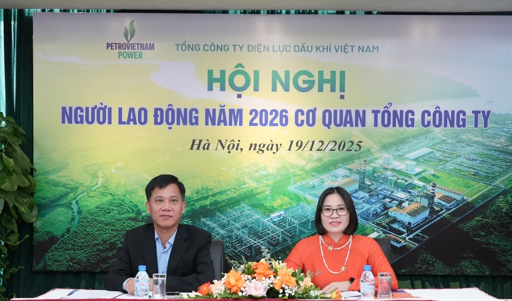 Hội nghị Người lao động Cơ quan PV Power năm 2025: Phát huy tinh thần dân chủ, đồng hành phát triển vì người lao động