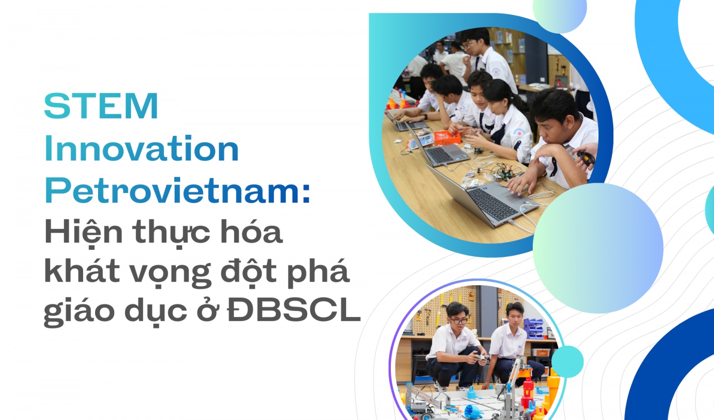 [E-magazine] STEM Innovation Petrovietnam: Hiện thực hóa khát vọng đột phá giáo dục ở Đồng bằng sông Cửu Long