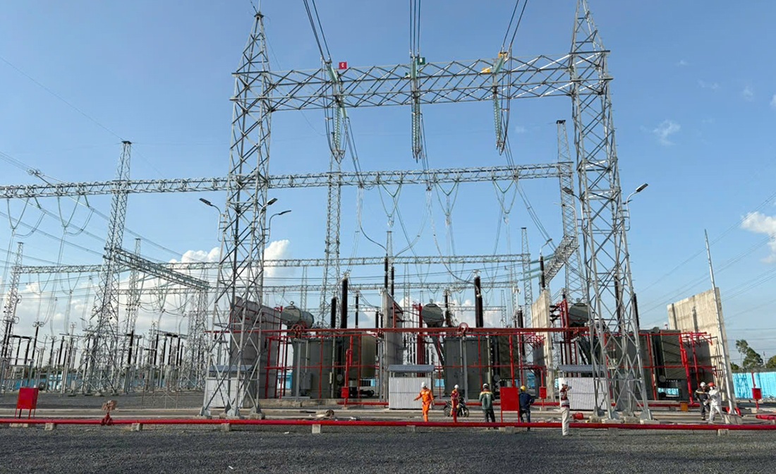 Đóng điện Trạm biến áp 500kV Thốt Nốt