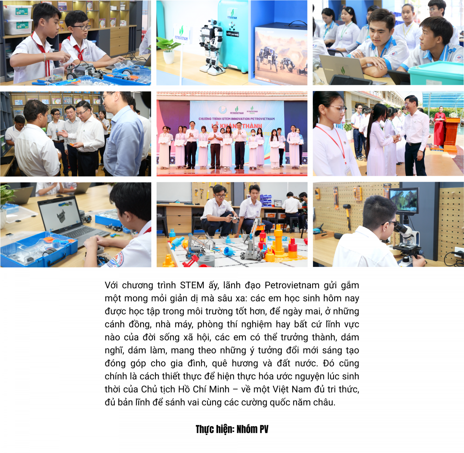 [E-magazine] STEM Innovation Petrovietnam: Hiện thực hóa khát vọng đột phá giáo dục ở Đồng bằng sông Cửu Long