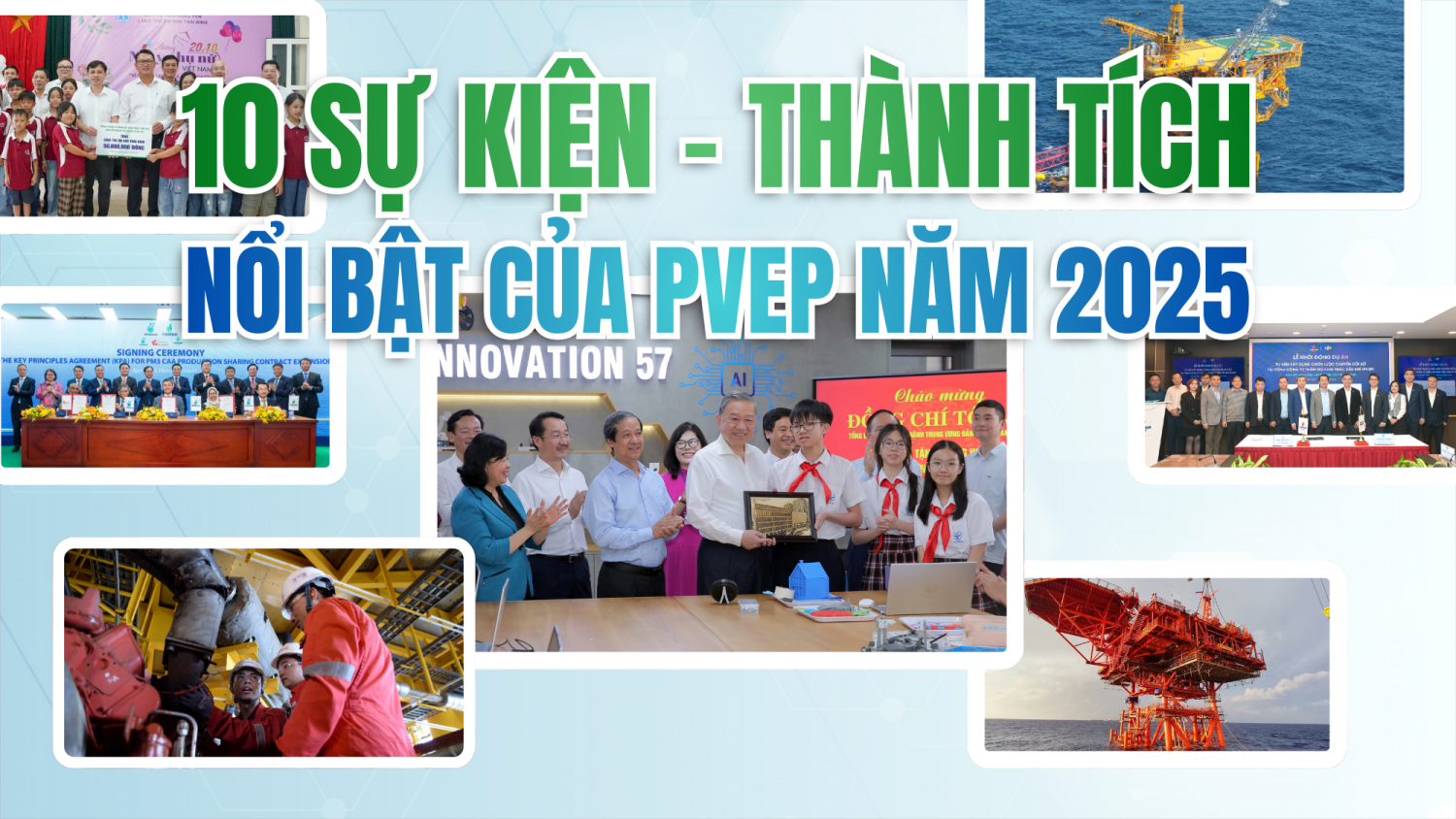 [Infographic] 10 sự kiện - thành tích nổi bật của PVEP năm 2025