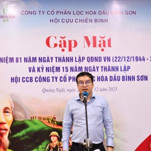 Hội CCB BSR gặp mặt nhân kỷ niệm 81 năm thành lập Quân đội Nhân dân Việt Nam và 15 năm thành lập Hội