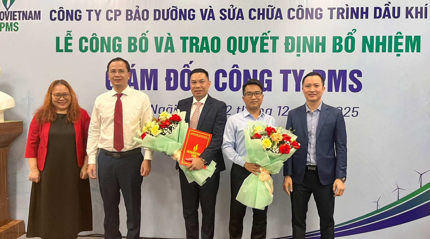 PMS công bố quyết định bổ nhiệm Giám đốc PMS công bố quyết định bổ nhiệm Giám đốc