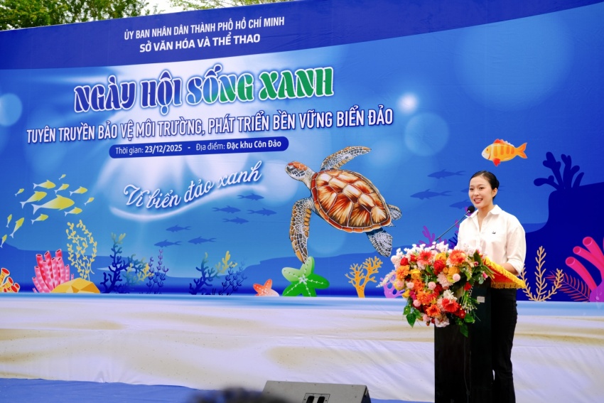 Lan tỏa thông điệp “Vì biển đảo xanh”