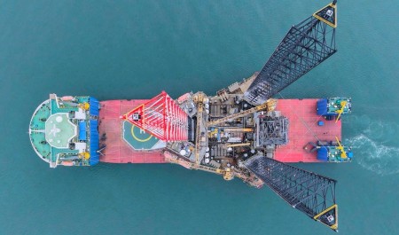 Giàn khoan PV DRILLING IX về đến Vũng Tàu sau khi vượt hơn 12.800 hải lý