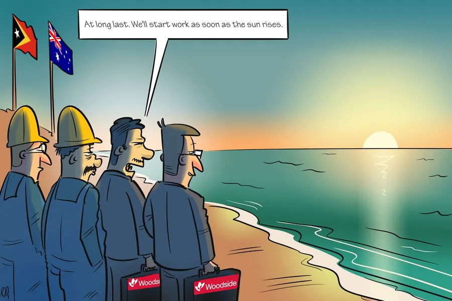 Dầu khí toàn cầu năm 2025 qua tranh biếm họa