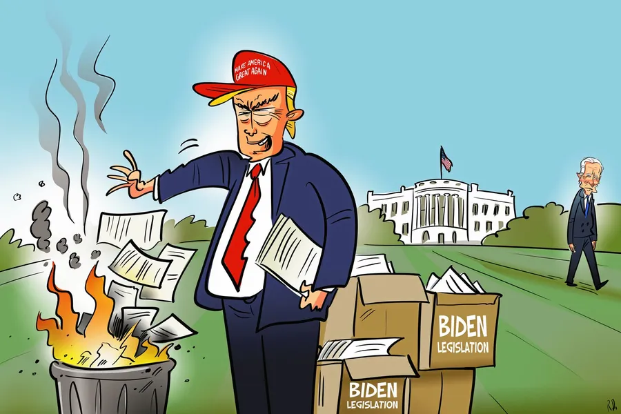 Dầu khí toàn cầu năm 2025 qua tranh biếm họa