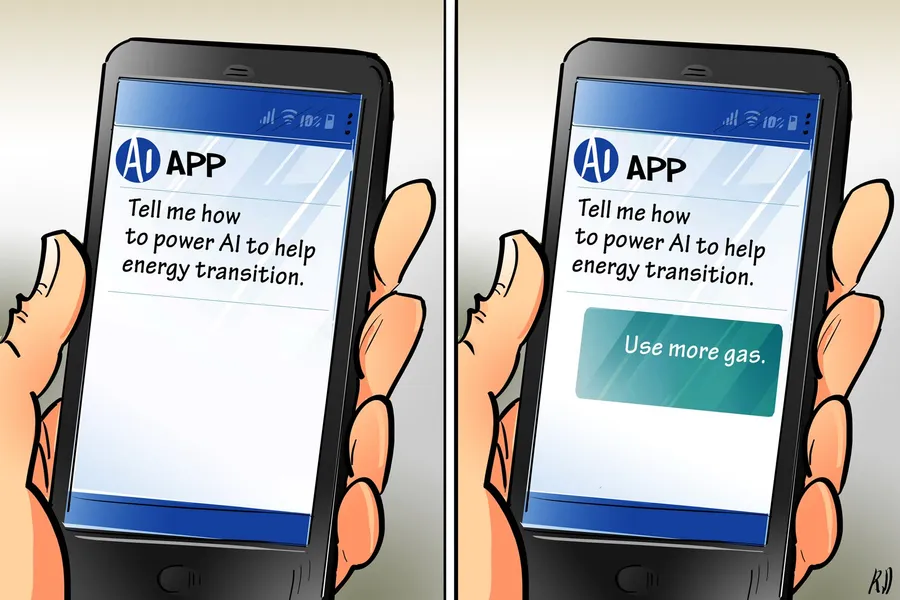 Dầu khí toàn cầu năm 2025 qua tranh biếm họa