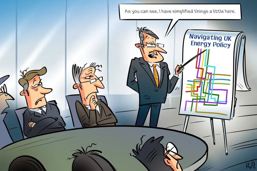 Dầu khí toàn cầu năm 2025 qua tranh biếm họa