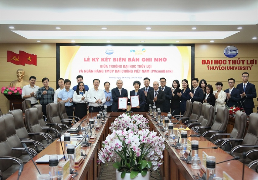 PVcomBank ký kết hợp tác toàn diện với Trường Đại học Thủy lợi – Tăng cường đồng hành cùng ngành giáo dục Việt Nam