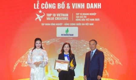 Petrovietnam dẫn đầu Top 10 Doanh nghiệp tạo giá trị hàng đầu Việt Nam năm 2025