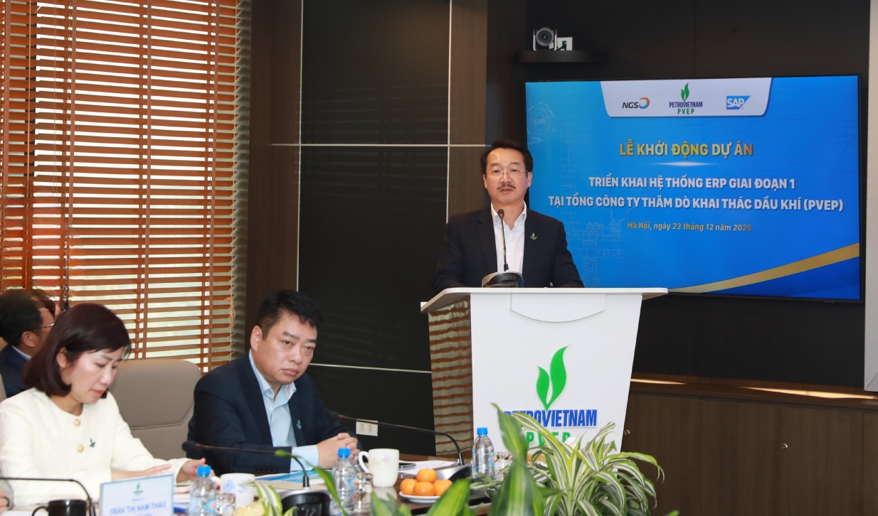 PVEP khởi động dự án triển khai ERP giai đoạn 1, tăng tốc chuyển đổi số và quản trị dựa trên dữ liệu