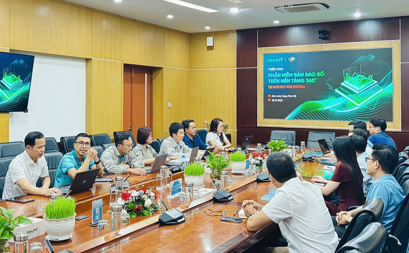 PVFCCo - Phú Mỹ xây dựng Phần mềm Digital Twin 360 tại Nhà máy Đạm Phú Mỹ