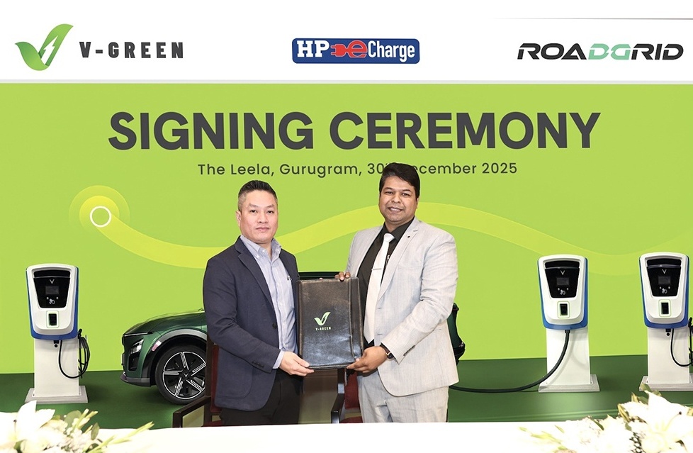 V-GREEN và RoadGrid công bố hợp tác chiến lược nhằm mở rộng hạ tầng sạc nhanh xe điện trên toàn Ấn Độ