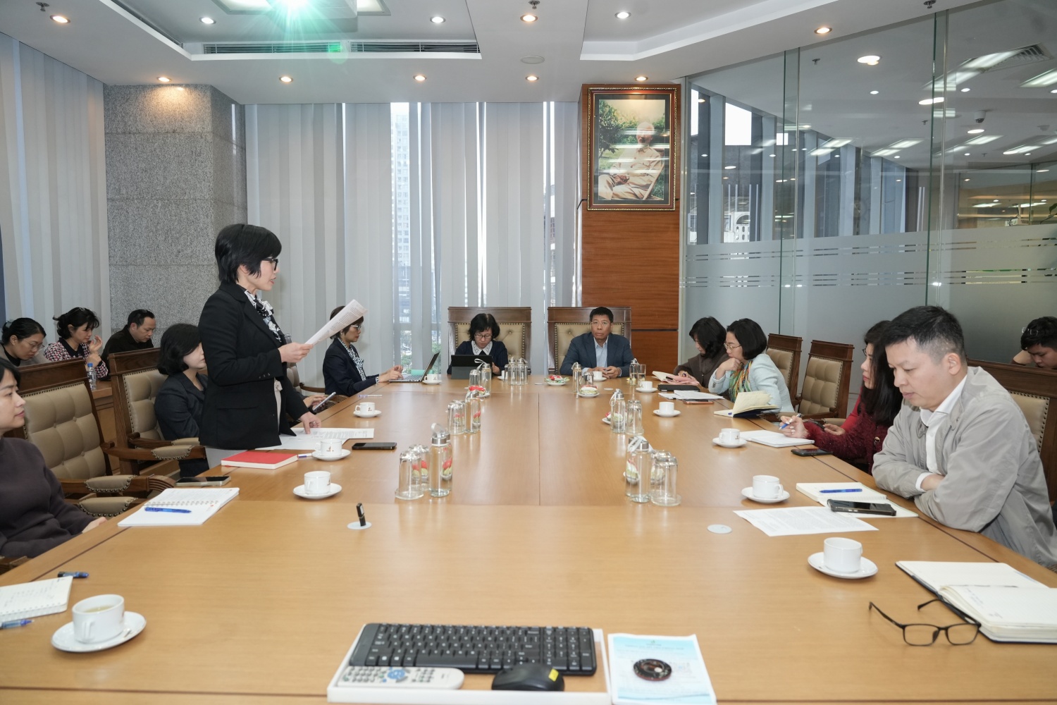 [Chùm ảnh] Đảng bộ BMQL&ĐH Petrovietnam tổ chức sinh hoạt chi bộ tháng 1: Đoàn kết - Dân chủ - Kỷ cương - Đột phá - Phát triển