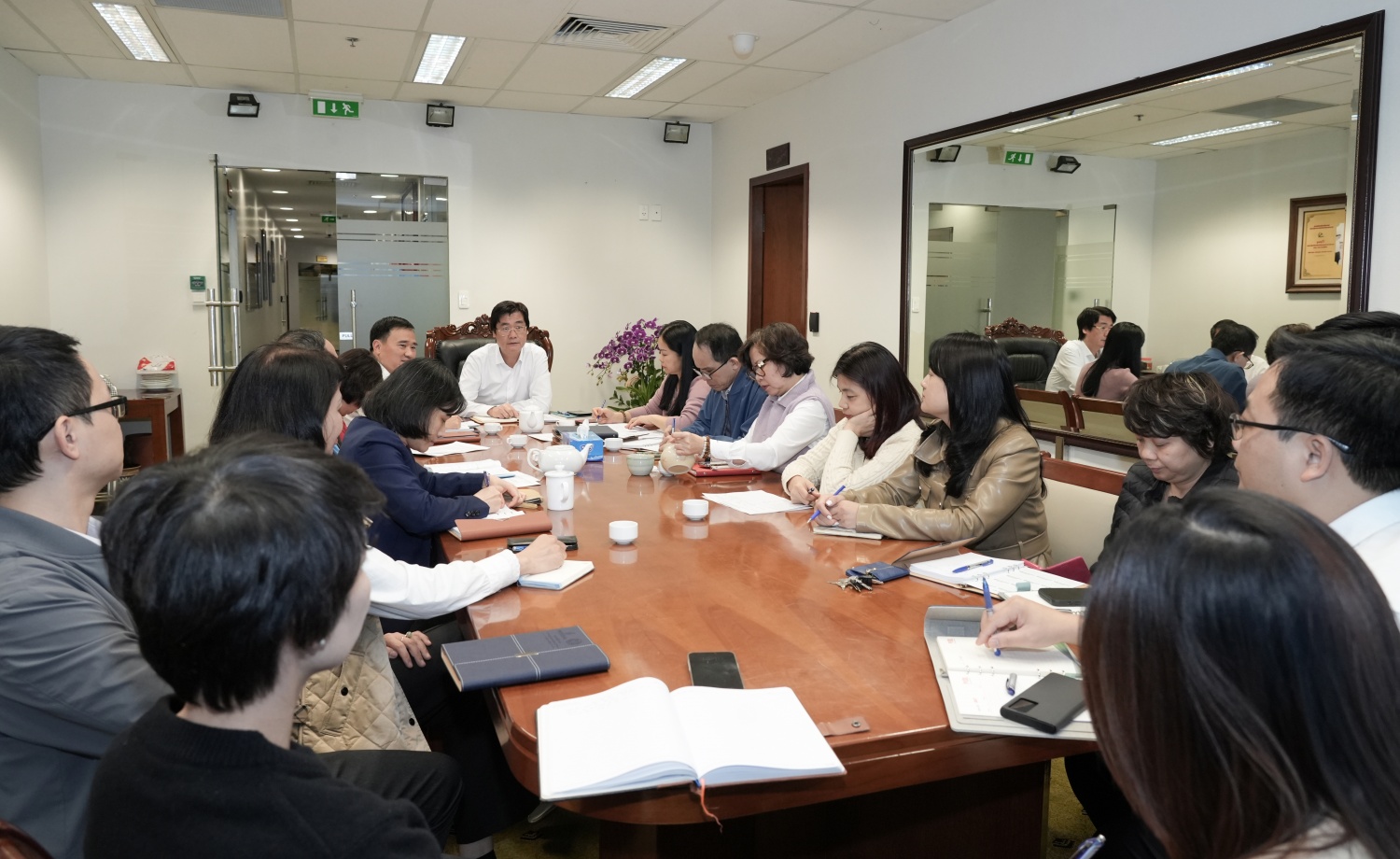 [Chùm ảnh] Đảng bộ BMQL&ĐH Petrovietnam tổ chức sinh hoạt chi bộ tháng 1: Đoàn kết - Dân chủ - Kỷ cương - Đột phá - Phát triển