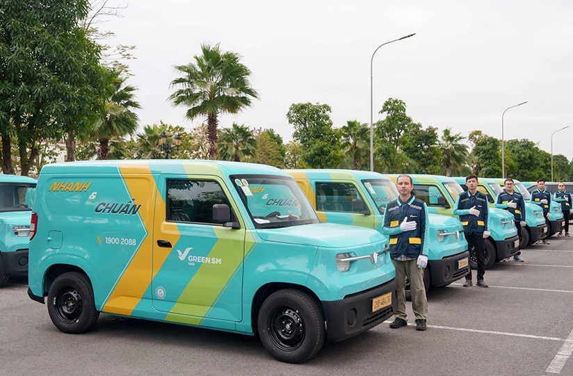 Xanh SM ra mắt dịch vụ vận chuyển hàng nội đô bằng xe tải điện